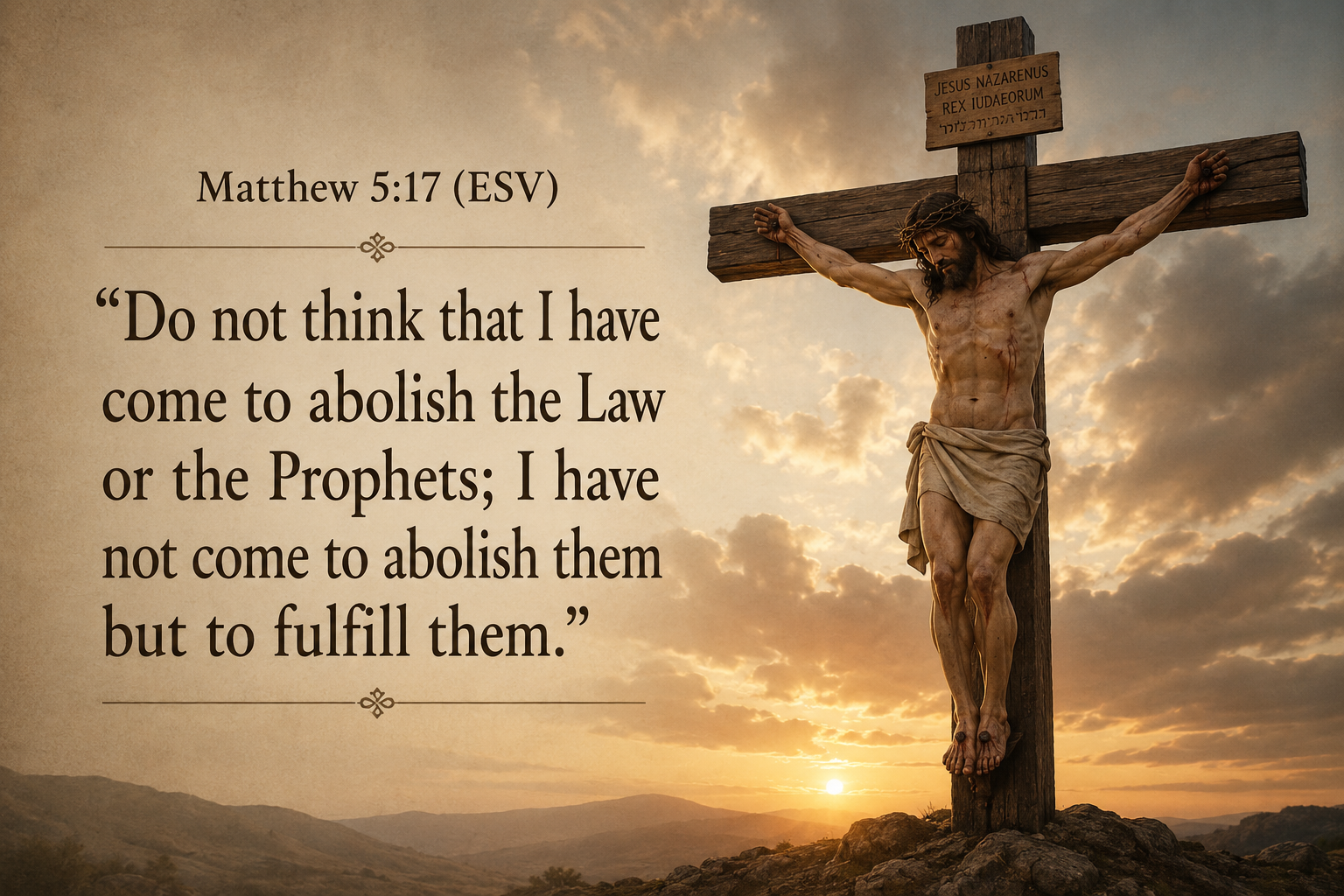 Not to Abolish But to Fulfill